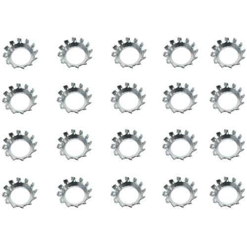 Rare Spares - Washers Ext Tooth Star Countersunk 5/16in (20 Pcs) - WP0009 Auto