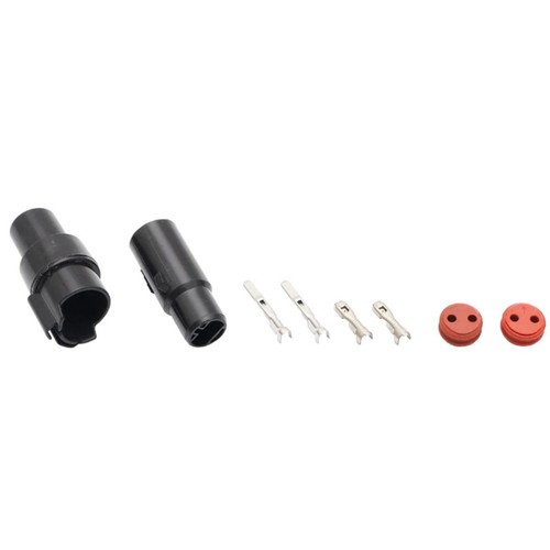 RSP Plug Electrical 2 Pin Round Fuel Pump Commodore VL-VR - EC1022 Auto