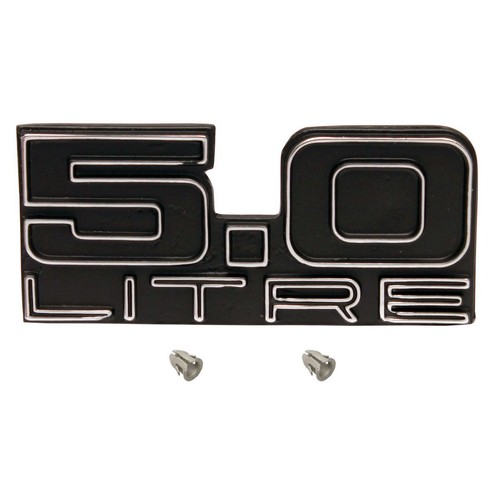RSP '5.0 Litre' Bootlid or Tailgate Badge Holden HJ-HZ Torana LH LX V8 - B1051