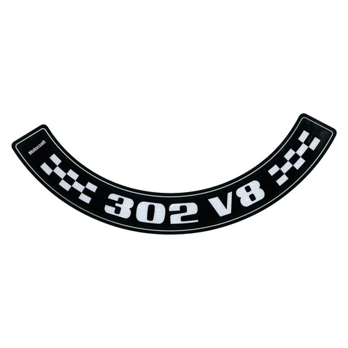 RSP Decal Large Air Cleaner '302 V8' Ford XA XB ZF ZG - BD2398L 4WD Brake Parts