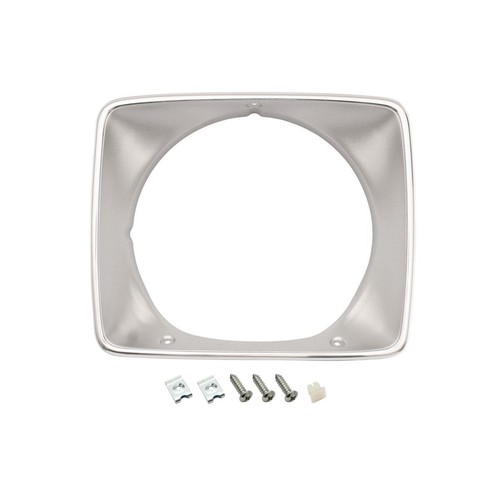 Rare Spares - Headlight Rim HJ-HZ Belmont Kingswood Silver - HLR1000D Auto