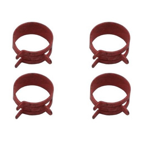 Rare Spares - Hose Clamp Kit (Spring Steel) 11/16in (Red)(4 Pcs - CS0012 Auto