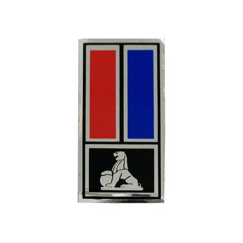 Rare Spares - Badge Console Insert HK GTS With Lion Red / Blue - B1278 Auto