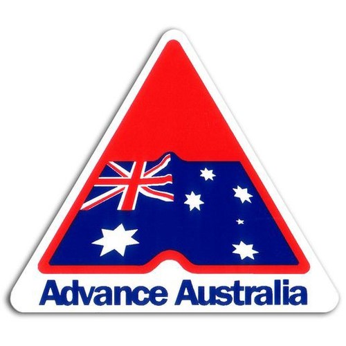 RSP Decal 'Advance Australia' Australian made - 40042A Auto
