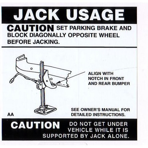 RSP Decal 'Jack Usage…' Falcon XA - JD2001 Auto