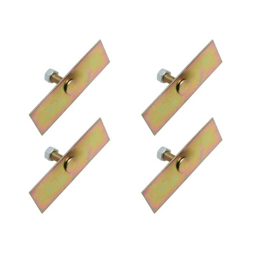 Rare Spares - Plate And Bolt Type Clip 19mm X 63mm (4 Pcs) - MB0003 Hardware DIY