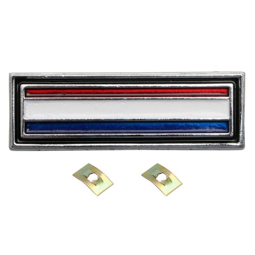 RSP Red, White & Blue Stripe Console Badge Ford Falcon XW XY - B2031A Auto Part