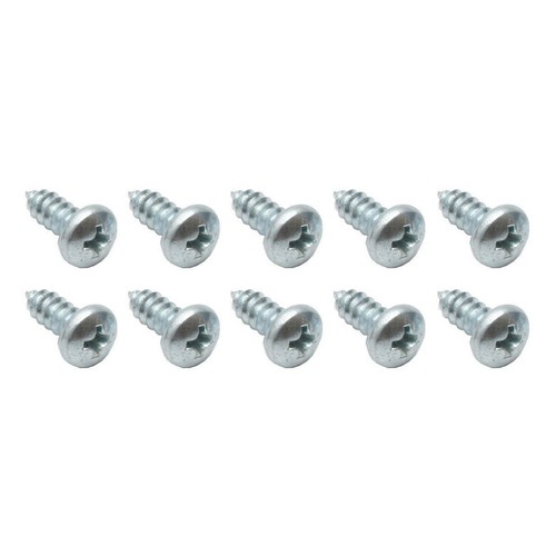Rare Spares - Screws Pan Head Phillips Self Tappers 10-16 X 1/2in - ST0039 Auto