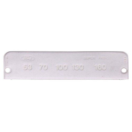 Rare Spares - Radio Fascia Lens AM Radio XB ZG from 9/75 XC ZH - RC2003 Auto