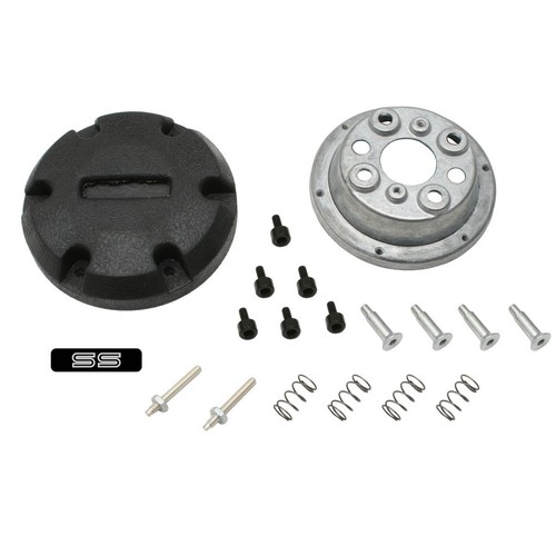 Rare Spares - Horn Cap Kit & Adaptor SS Badge HQ Genuine Wheel - CAPSSQ1A Auto