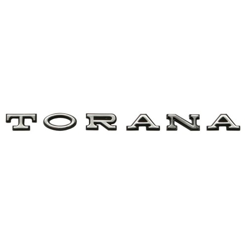 RSP 'TORANA' Letters Badge Nose cone or Bootlid Holden Torana LH - B1091 Cover