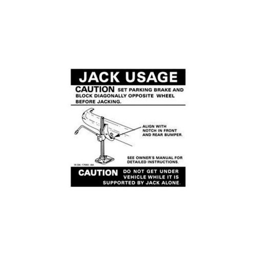 RSP Decal 'Jack Usage…' Falcon XB - JD2002 Auto