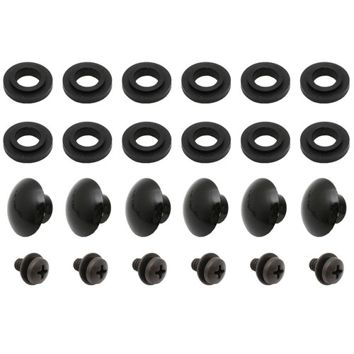 Rare Spares - Rear 1/4 Glass Dome Nut & Seal Set LX UC Hatchback - FK1094 Auto