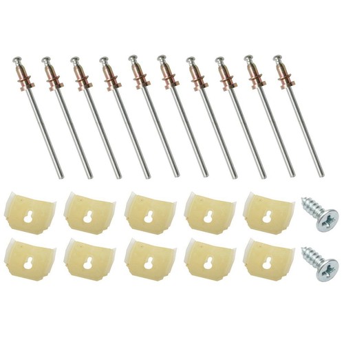 Rare Spares - Moulding Clip Set HG Kinswood Lower Quarter Sedan - BMC1029 Auto