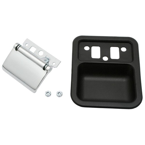 Rare Spares - Inn Door Handle Kit XT-XY ZB-ZD R/H Black Bucket - DH2000A Auto