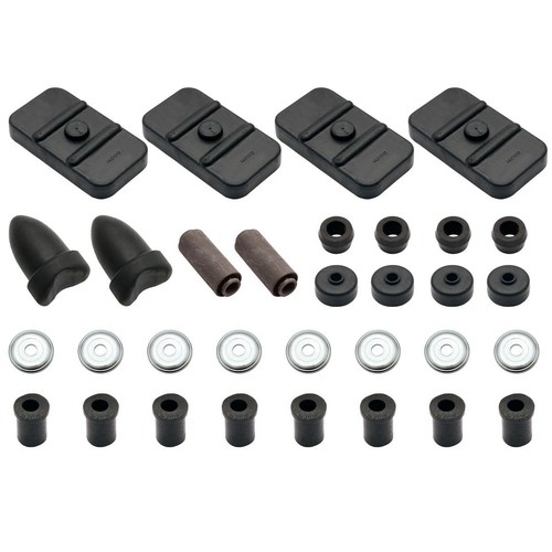 Rare Spares - Rear Suspension Rubber Kit HT HG Manual Monaro - BKR1017 Auto