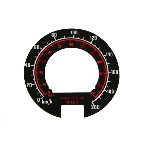 RSP Decal Speedo 200 KPH/120 MPH Holden HT HG - MSC2004 Auto