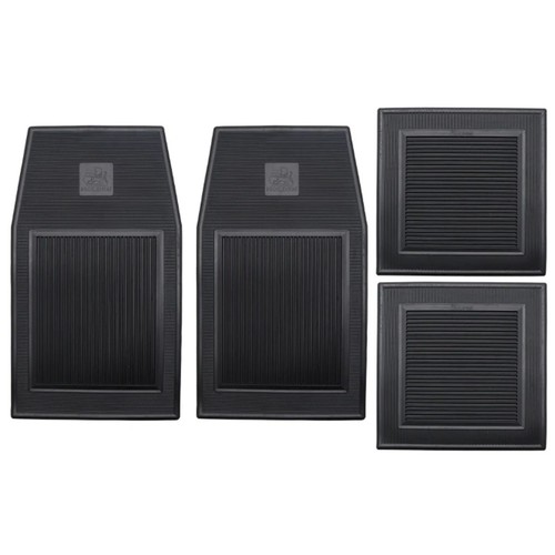 RSP Mat Black Rubber Holden Lion Logo & Lettering Set of 4 - M38773 Auto Part