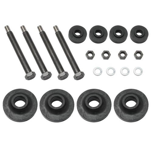 Rare Spares - Front End Mount Rubbers & Bolt Kit 48-FJ HR Xmember - FEK2B Auto