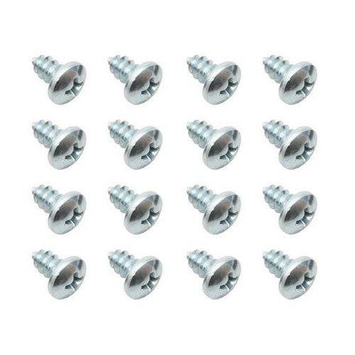 Rare Spares - Self Tappers Pan Phil HD 10 X 3/8in Zp (16 Pcs) - ST0041 Plumbing