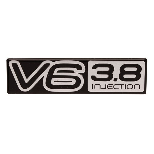 RSP 'V6 3.8 Injection' Guard, Bootlid or Tailgate Badge Holden Commodore VP - B1