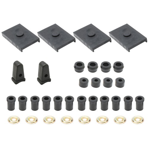 Rare Spares - Rear Suspension Rubber Kit FX Bus.sedan Ute FJ All - BKR1005 Auto