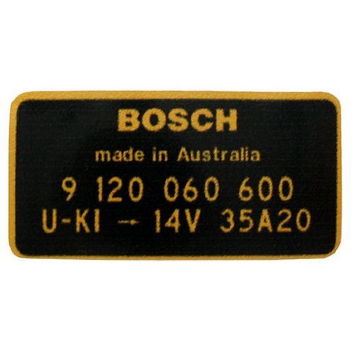 RSP Decal Bosch Alternator Holden HR-HG 6 Cylinder - AD1000 Auto