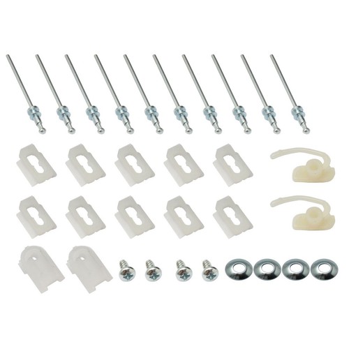 Rare Spares - Moulding Clip Set HK HT HG Door Belt Mould Frt Sed - BMC1002 Auto