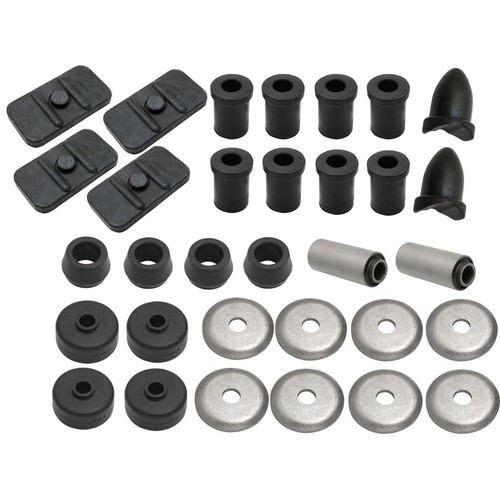 Rare Spares - Rear Suspension Rubber Kit HT HG Ute / Van - BKR1016 Auto