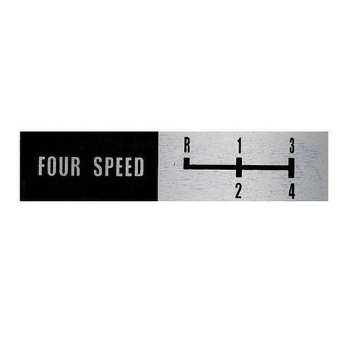 RSP Console 4 speed Pattern Badge Holden HQ HJ Torana LH LX - B1105 Auto