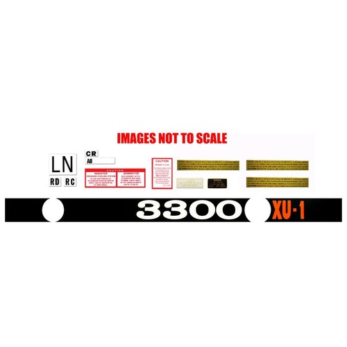 RSP Engine Decal Kit Torana LJ XU-1 - ED1015 Auto