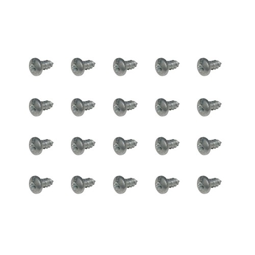 Rare Spares - Screw Set Sts Pan Phil Zp 8gx3/8 (20pcs) - ST0052 Hardware