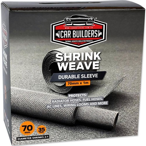 Car Builders Shrink Weave 2:1 Durable Sleeve 70mm - SWE70 Car Interior
