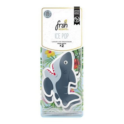 Frsh Shark Ice Pop Paper 2PK Car Air Freshener - VO021 Auto
