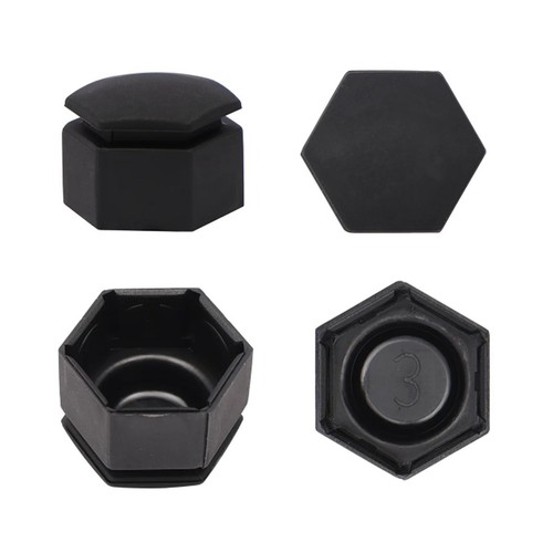 RSP Wheel Nut Cover Cap Kit Black Plastic Commodore VE (5) - WC1016 Auto