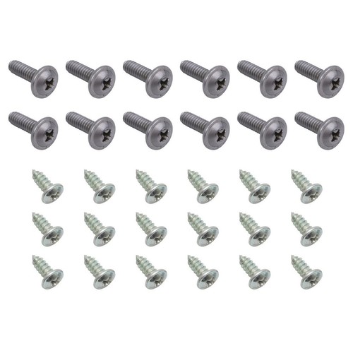 Rare Spares - Moulding Screw Set Wheel Arch HQ - HZ Front & Rear - BMC1025 Auto