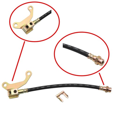 RSP Brake Hose Rear Disc Brake Hose To 9inch Diff Ford XB XC ZF ZH - BH1044 Auto