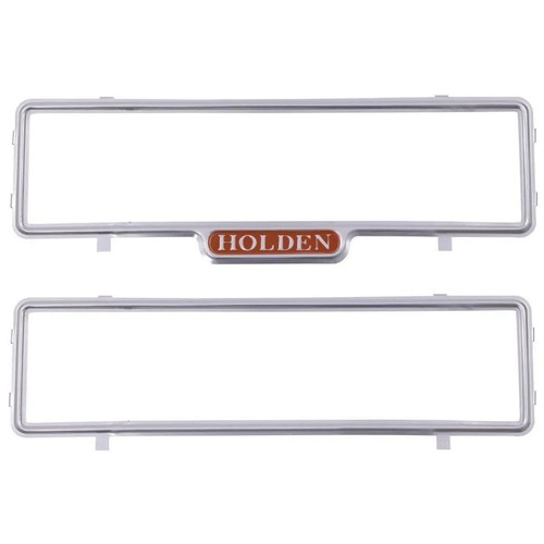 RSP Number Plate Frames (Pair) Slimline Holden On One Only - M37844SL Auto