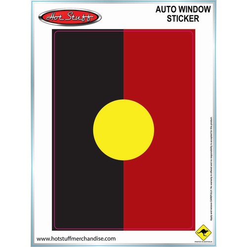 HotStuff Aboriginal Flag Auto Sticker - SH4146 Part