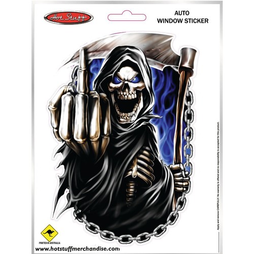 HotStuff Skull Reaper Sticker - SH708 Auto