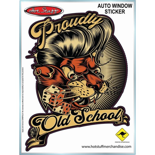 HotStuff Old School Auto Sticker - SH571 Part