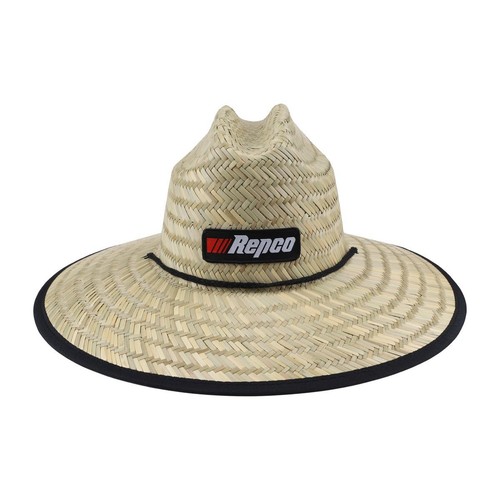 Repco Wide Brim Straw Hat Auto Part Fashion