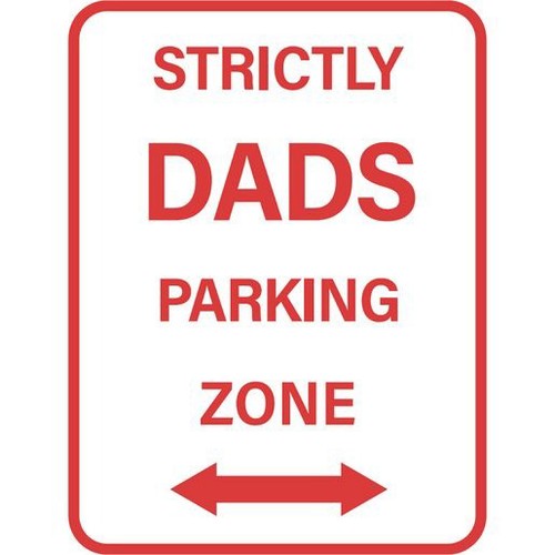 GearUp Metal Sign - Strictly Dads Parking Zone Auto Part