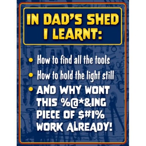 GearUp Metal Sign - Dad's Shed Auto Part