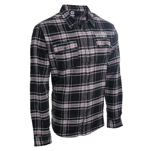 Snatch Sundown Checked Flannel Black - Adult Medium Auto Part