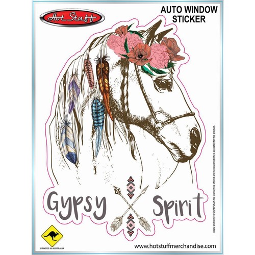 HotStuff Automotive Window Sticker Boho Horse - SH4148 Auto Part