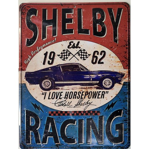 Hot Stuff Shelby Embossed Metal Garage Sign - TS515 Auto Part
