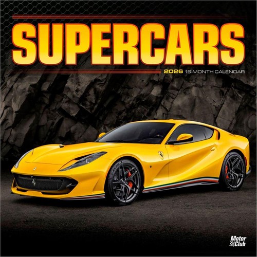 Supercars 2026 Square Calendar Auto Part