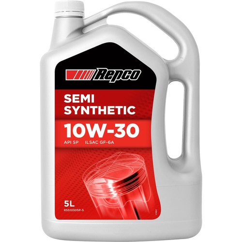 Repco Semi Synthetic 10W-30 Engine Oil 5L Car Service Auto Part