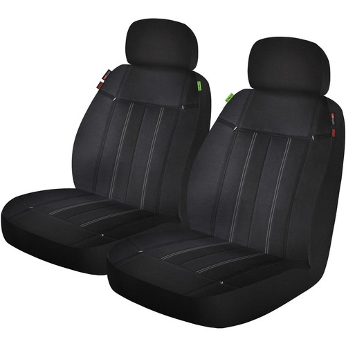 Repco Repreve Madison Front Car Seat Covers, Black - Pair - RRSCFT-MAD Adapter